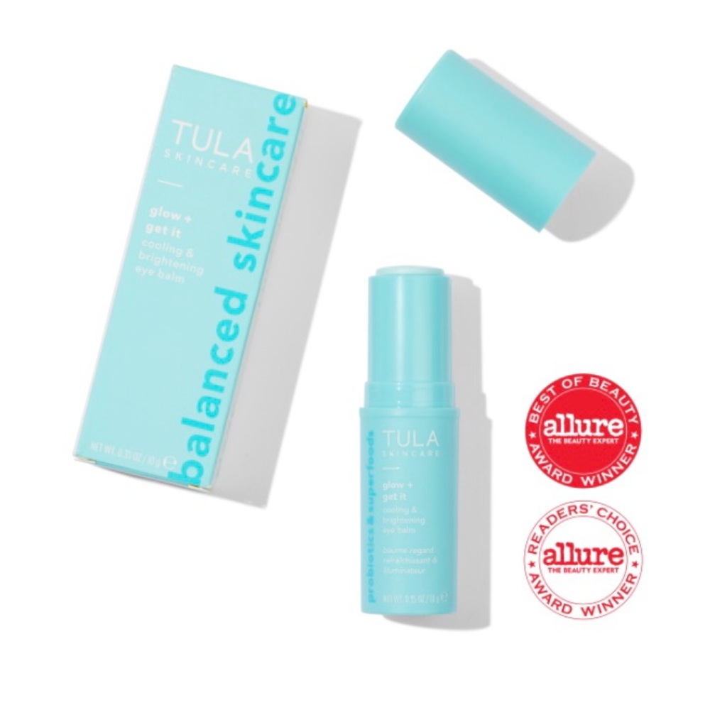 💦NIB💦 TULA Glow+ Get It Cooling & Brightening Eye Balm 💦FULL SIZE💦